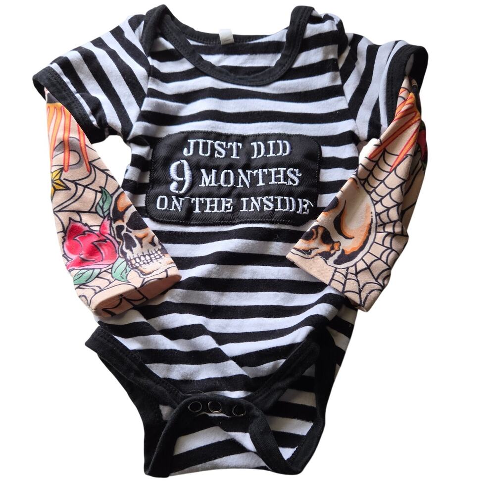 Just did 9 Months on the Inside Onesie Size 6M